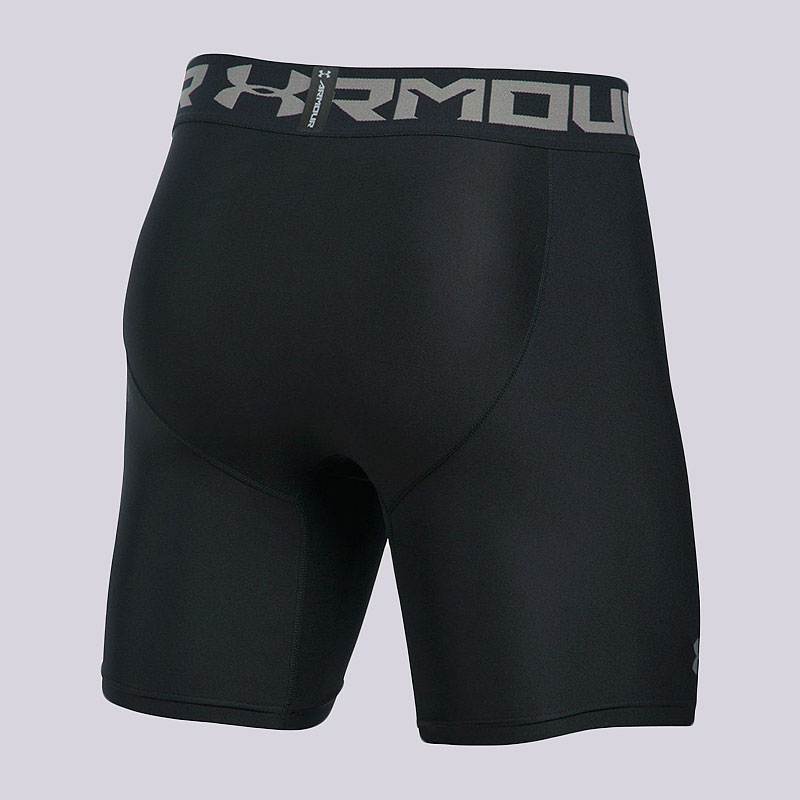 мужские черные шорты Under Armour HeatGear Armour Mid Compression Shorts 1289566-001 - цена, описание, фото 2